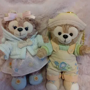 상하이 디즈니 2025 봄 한정판, 더피.셰리메이 키체인