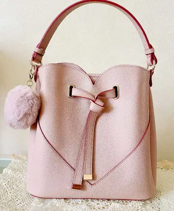 VIS 하트 컷형 2WAY 백 하트 참 포함