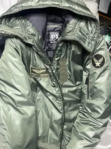 AVIREX 밀리터리 자켓 올리브 그린