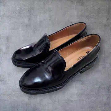 메종 에우레카 로퍼 가죽 신발 블랙 힐 펌프스