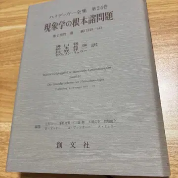 하이데거 전집 제24권 (제2부문 강의 1919-44)