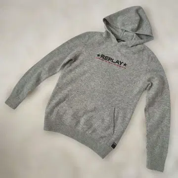 REPLAY 리플레이 니트 후디 후드티 울 알파카 L