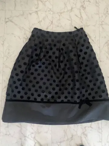 M'S GRACY 도트 무늬 스커트 사이즈 38