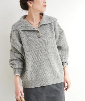 B.C STOCK 네프얀 엘보 패치 니트