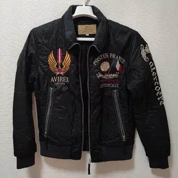 AVIREX 밀리터리 자켓 블랙