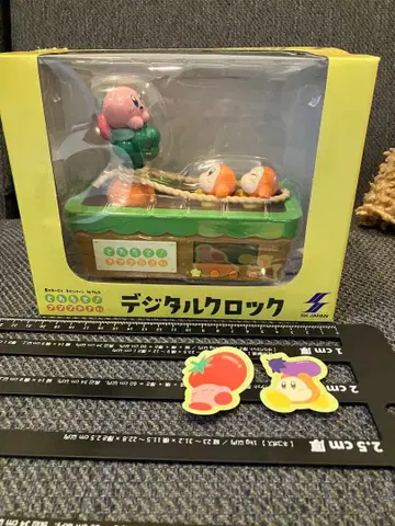 별의 커비 갓 수확! 푸푸푸 채소 디지털 시계 새상품 씰 포함