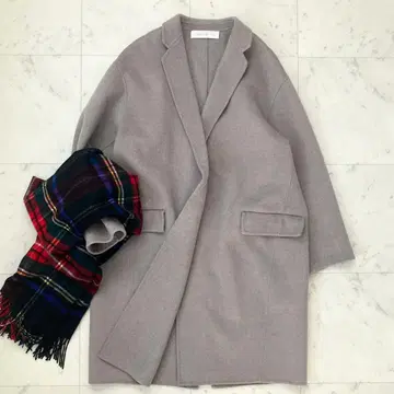 갤러리 바이 울 더블 페이스 체스터 코트 36 리버 코트