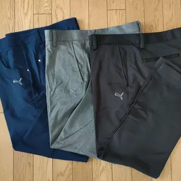 PUMA 슬랙스 그레이 네이비 블랙 XL 세트