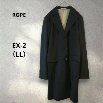 ROPE 로페 롱 테일러드 자켓 3버튼 실크 일본제 XL LL