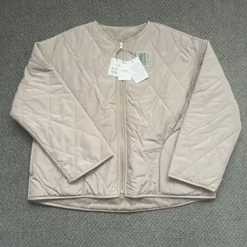 MEDOC 리버서블 퀼팅 자켓 38 베이지