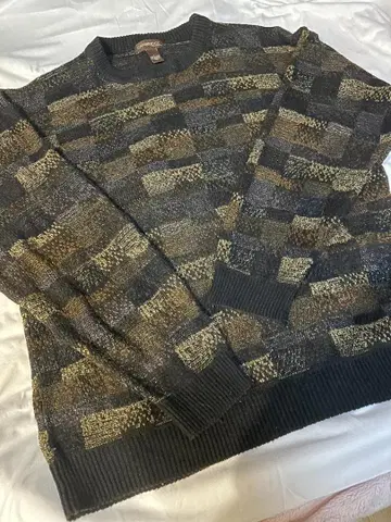 [ 구제 의류 ] CAMBRIDGE CLASSICS 패턴 니트 스웨터 L