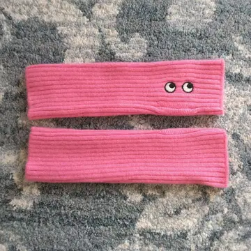 UNIQLO 안야 힌드마치 캐시미어 암워머 핑크