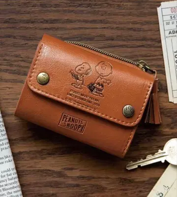 PEANUTS 스누피 3단 폴더형 지갑