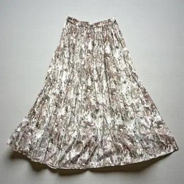 DRSKIP 꽃무늬 플레어 스커트 M 사이즈 허리밴딩 안감 있음