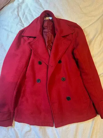 Jude Bloom 빨간색 울 피코트