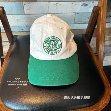 gap GAP 갭 야구 모자 WORLD WIDE 자수 레어