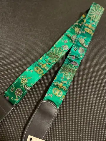 JODI HEAD (조디 헤드) 기타 스트랩 그린 자수