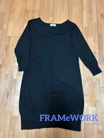FPAMeWORK 프레임워크 롱 니트 블랙 울 100%