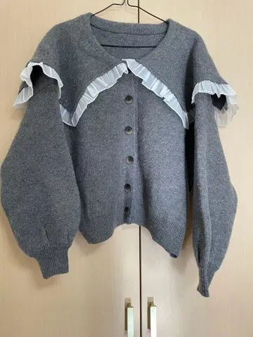 SHOWME 니트 가디건 그레이