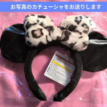 택 포함 새상품 레오파드 무늬 미니 머리띠 디즈니 리조트