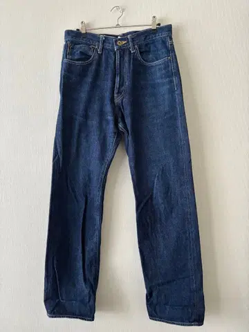 CAILEE 다크 블루 스트레이트 데님 팬츠