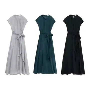 프레이 아이디 실크코튼 새시 벨트 원피스