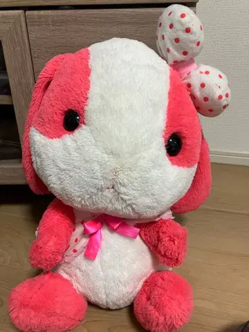 중고 봉제 인형 딸기짱 포테우사롯삐 딸기의 마음 BIG