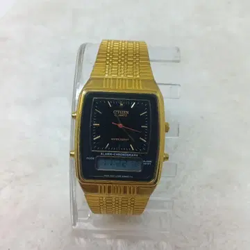 CITIZEN 손목시계 아나로그 디지털 올드 쿼츠