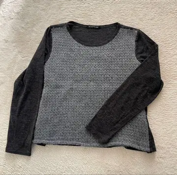 mizuiro ind 그레이 긴팔 니트