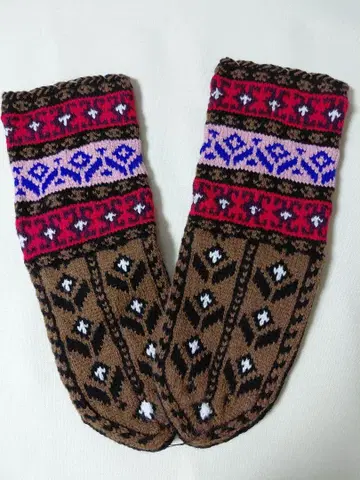 아크릴 100% 브라운 베이스 멀티 컬러 프리 사이즈