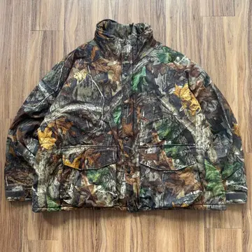 Walls 리얼트리 카모 다운 자켓 방수 더블 지퍼