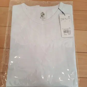 DUFFER 화이트 T셔츠 L 사이즈 CT959