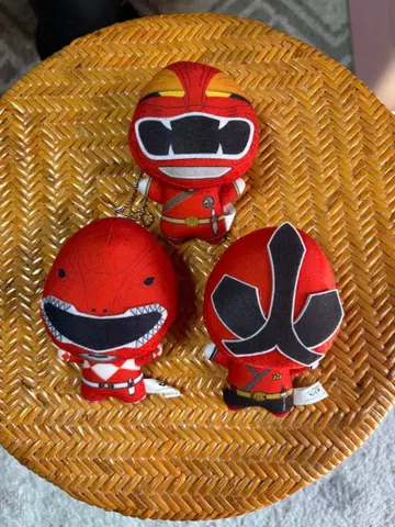 익명 배송 슈퍼전대 히어로 마스코트 3개 세트