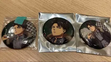 리바이 글리터 캔뱃지 + 회장 한정판 특전 늑대인간 마루이멘 진격의 거인