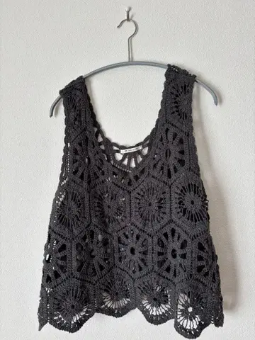 PUAL CE CIN 그레이 니트 베스트