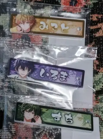 시쿠포니 아크릴 스틱 키링