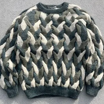 빈티지 SEVEN ISLANDS 피셔맨 스웨터 아란 니트