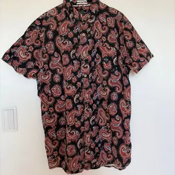 TCSS 페이즐리 무늬 반팔 셔츠 L 사이즈