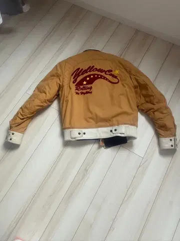 YELLOW CORD 브라운 라이더 자켓