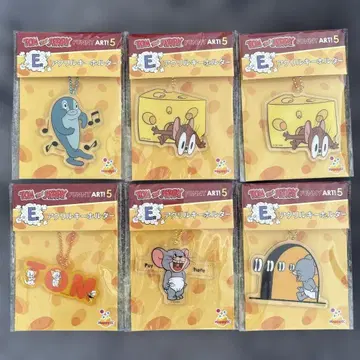 톰과 제리 해피 복권 E상 아크릴 키링