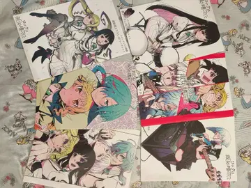 3락은 숙녀의 소양이고 말입니다 멜론북스 특전 리플렛 6장 세트