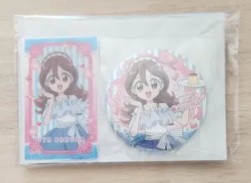 HMV 로손 Loppi 롯피 사쿠라 우타 아크릴 스탠드 캔뱃지