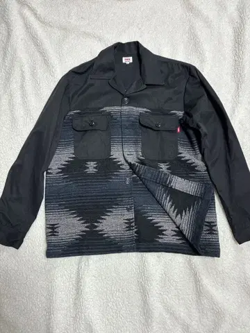 EDWIN 긴팔 셔츠 블랙/그레이