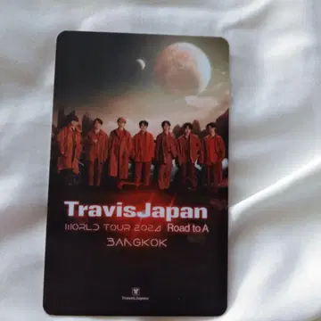 TravisJapan 2024 방콕 공연 입장 특전 카드