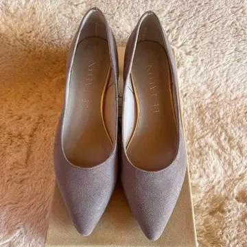 그레이 스틸레토 펌프스 힐 약 5cm