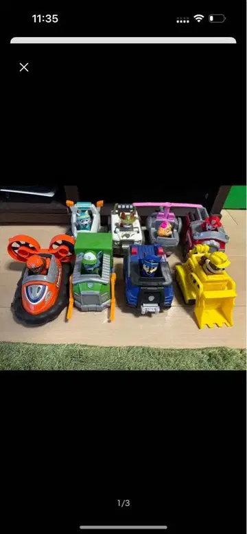 퍼피 구조대 베이직 비클 8대 세트 묶음 판매