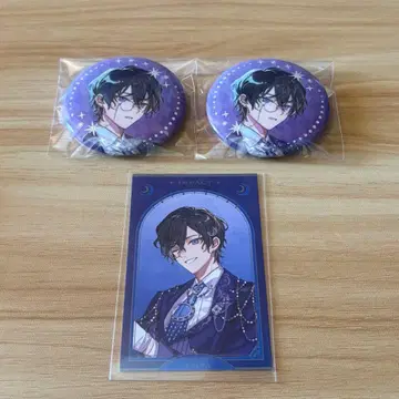 IMPACT 사계절 나기 아키라 캔뱃지 폴라로이드 니지산지