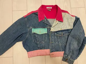 GUESS 크롭 데님 자켓 L 사이즈