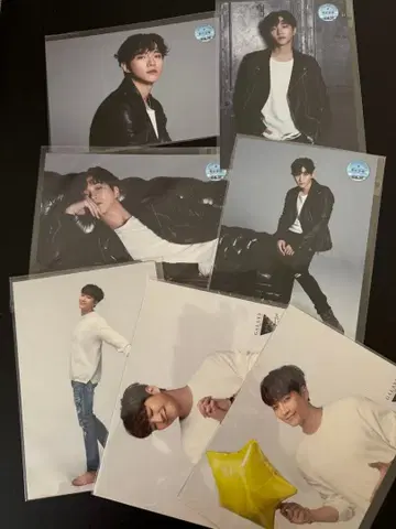 2pm 준호 겨울 소년 & GALAXY 포토 카드 7장 세트