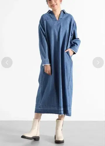 새상품 Vin 스키퍼 데님 원피스 야마다야